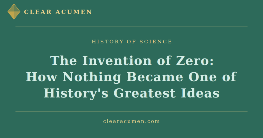invention of zero history Brahmagupta India mathematics