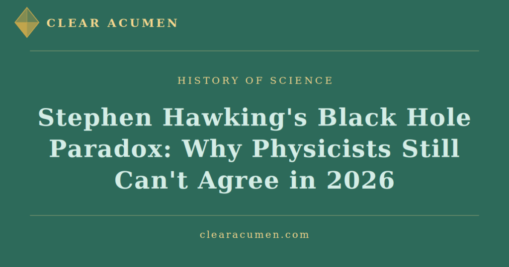 Stephen Hawking black hole paradox information loss debate